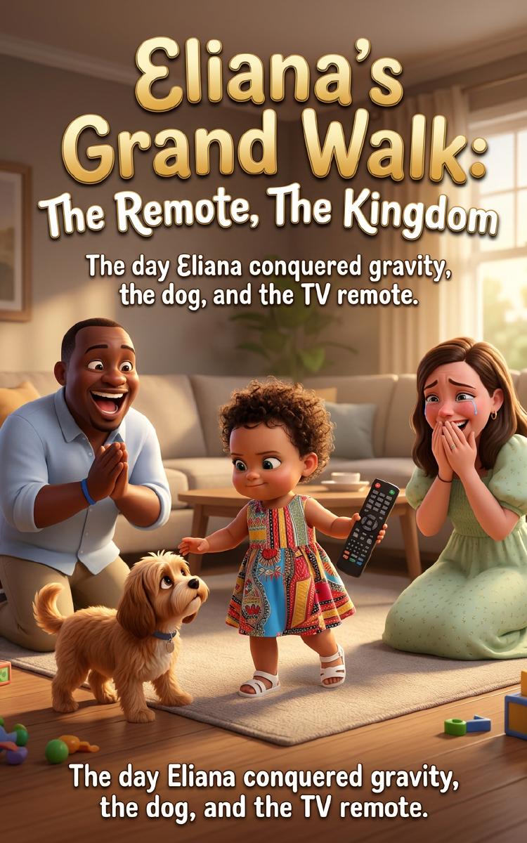 Cover of a finished Heirloom storybook — 'Eliana's Grand Walk: The Remote, The Kingdom'
